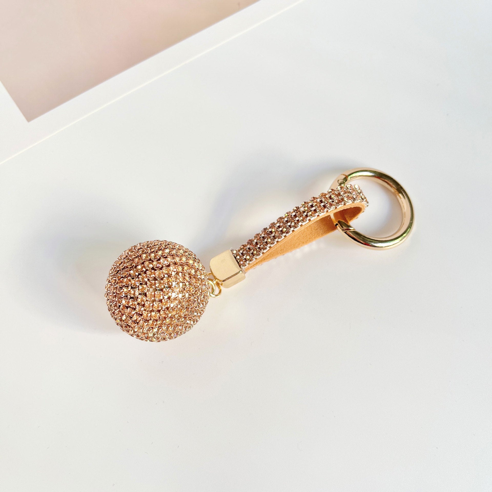 Wholesale Water Diamond Ball Keychains